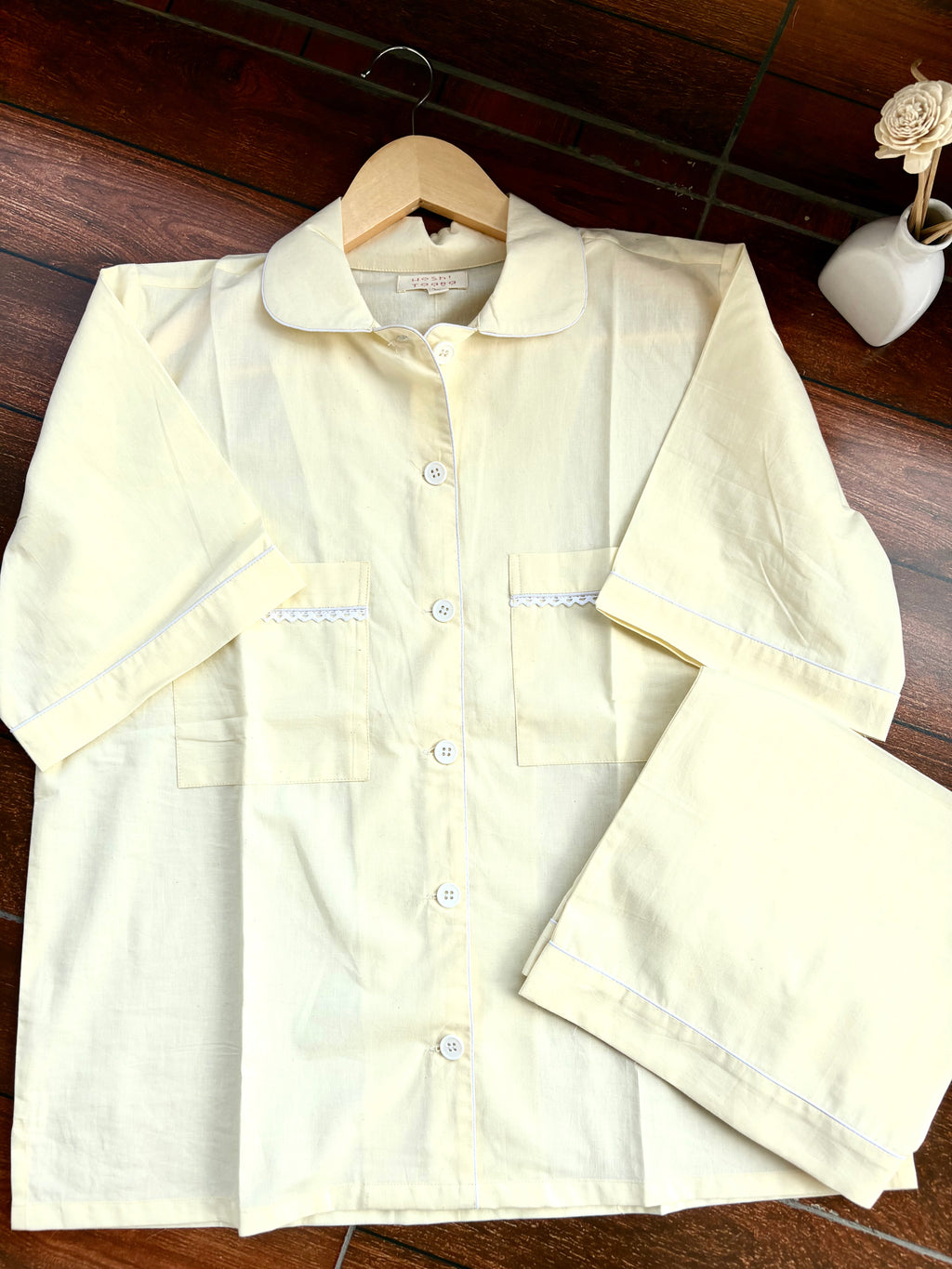 Butter Yellow Shorts Set