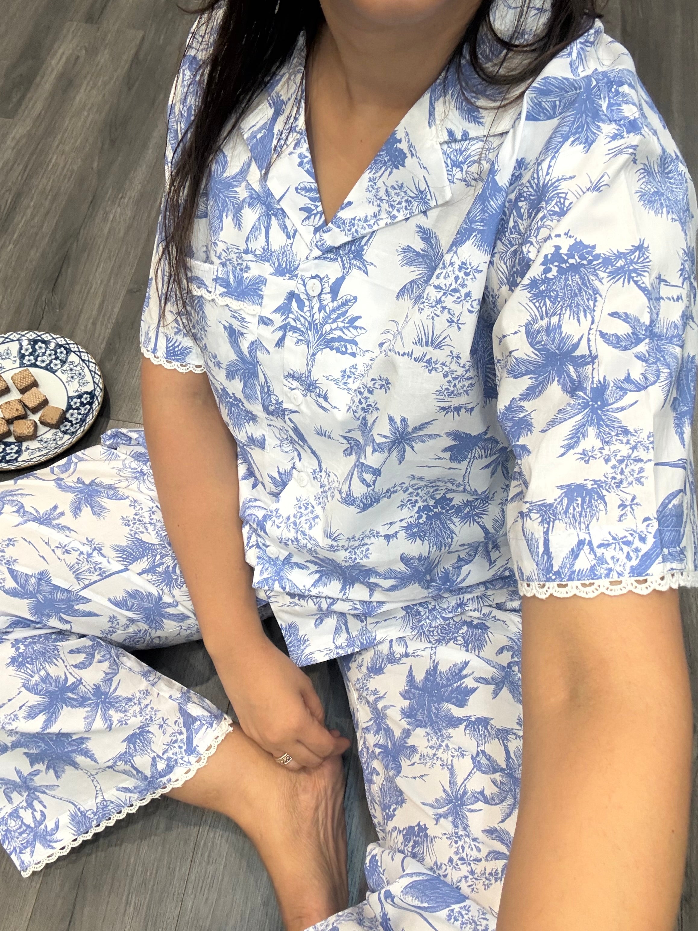 French Blue palms