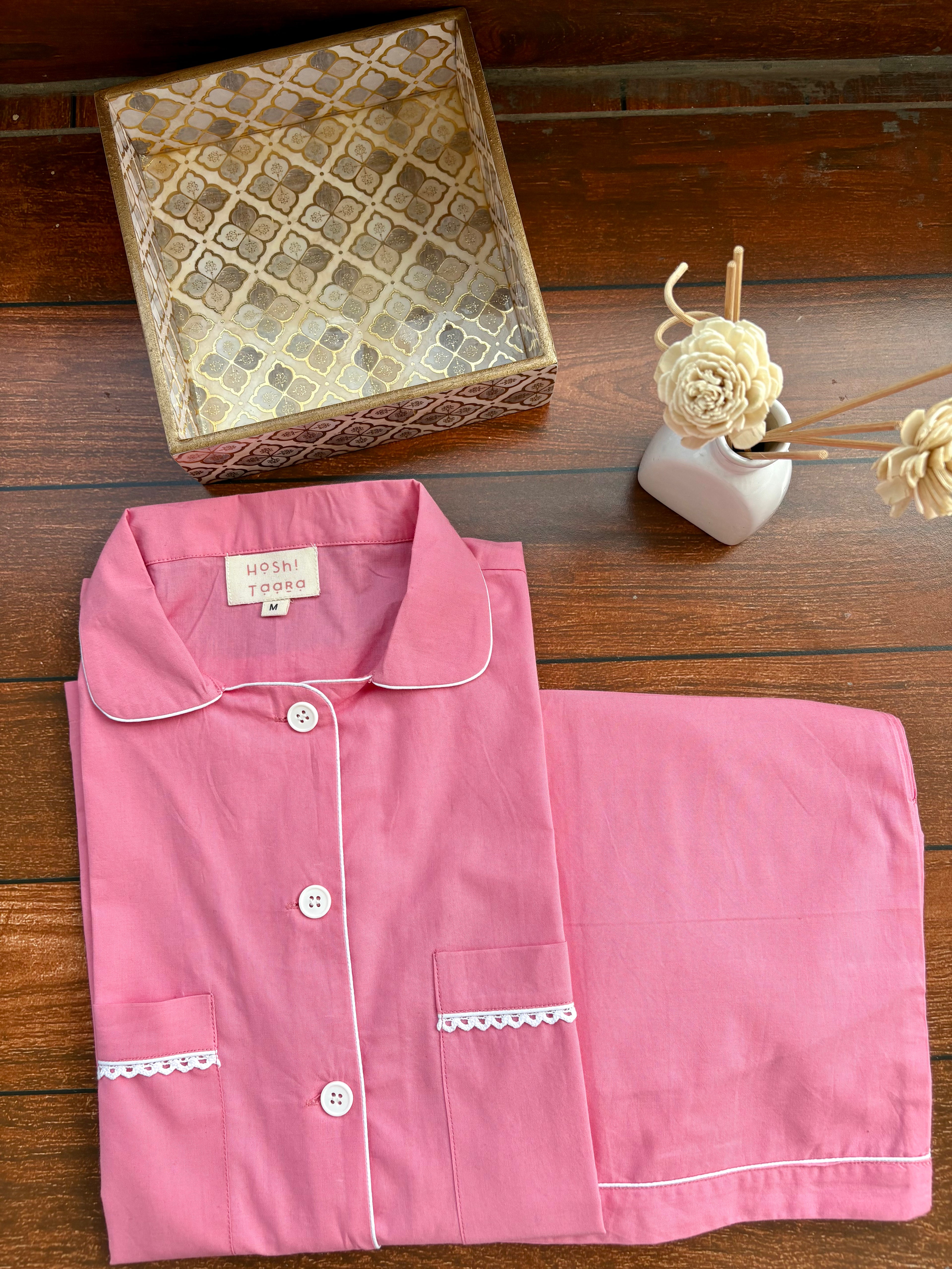 Blush Pink Shorts Set