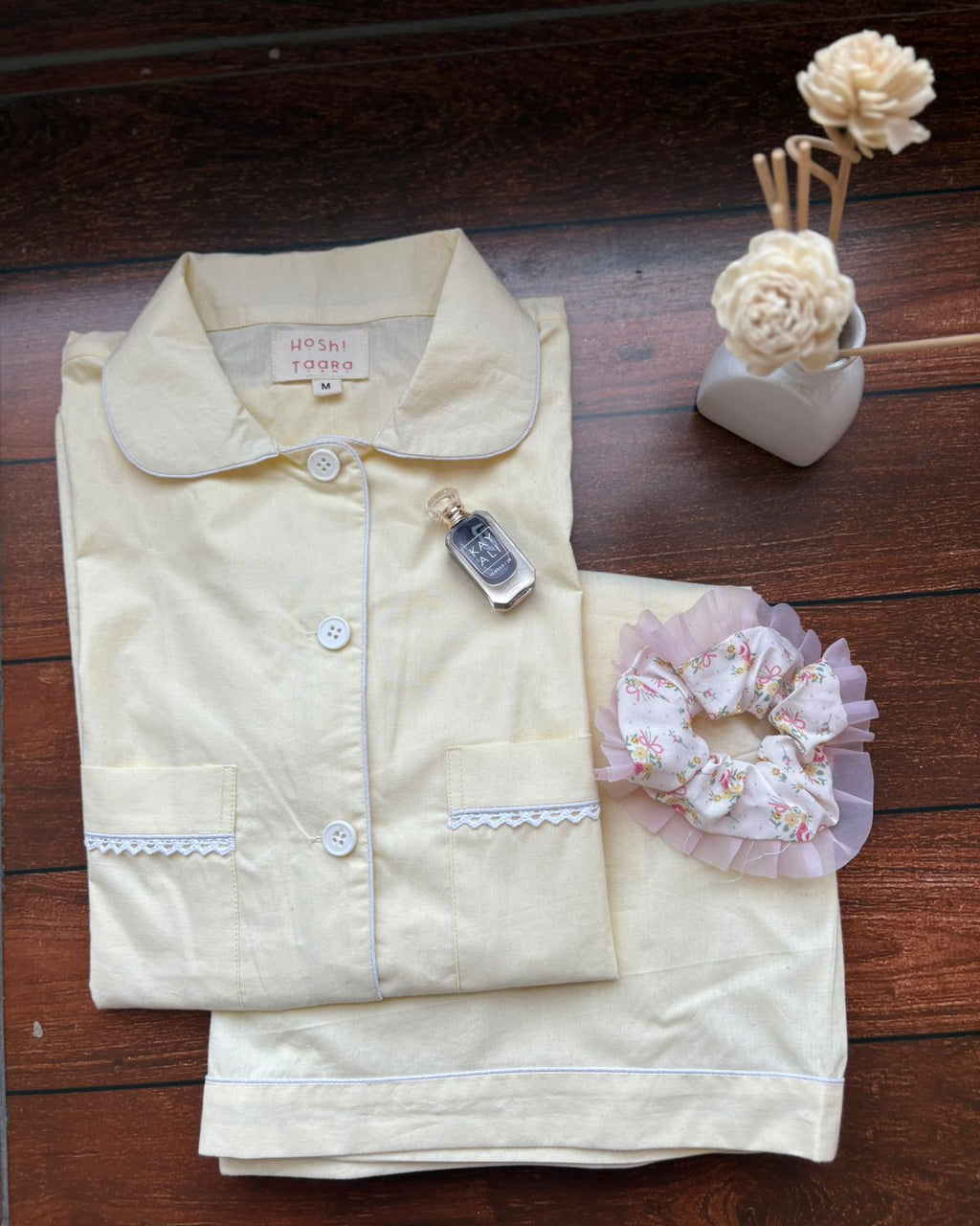 Butter Yellow Shorts Set