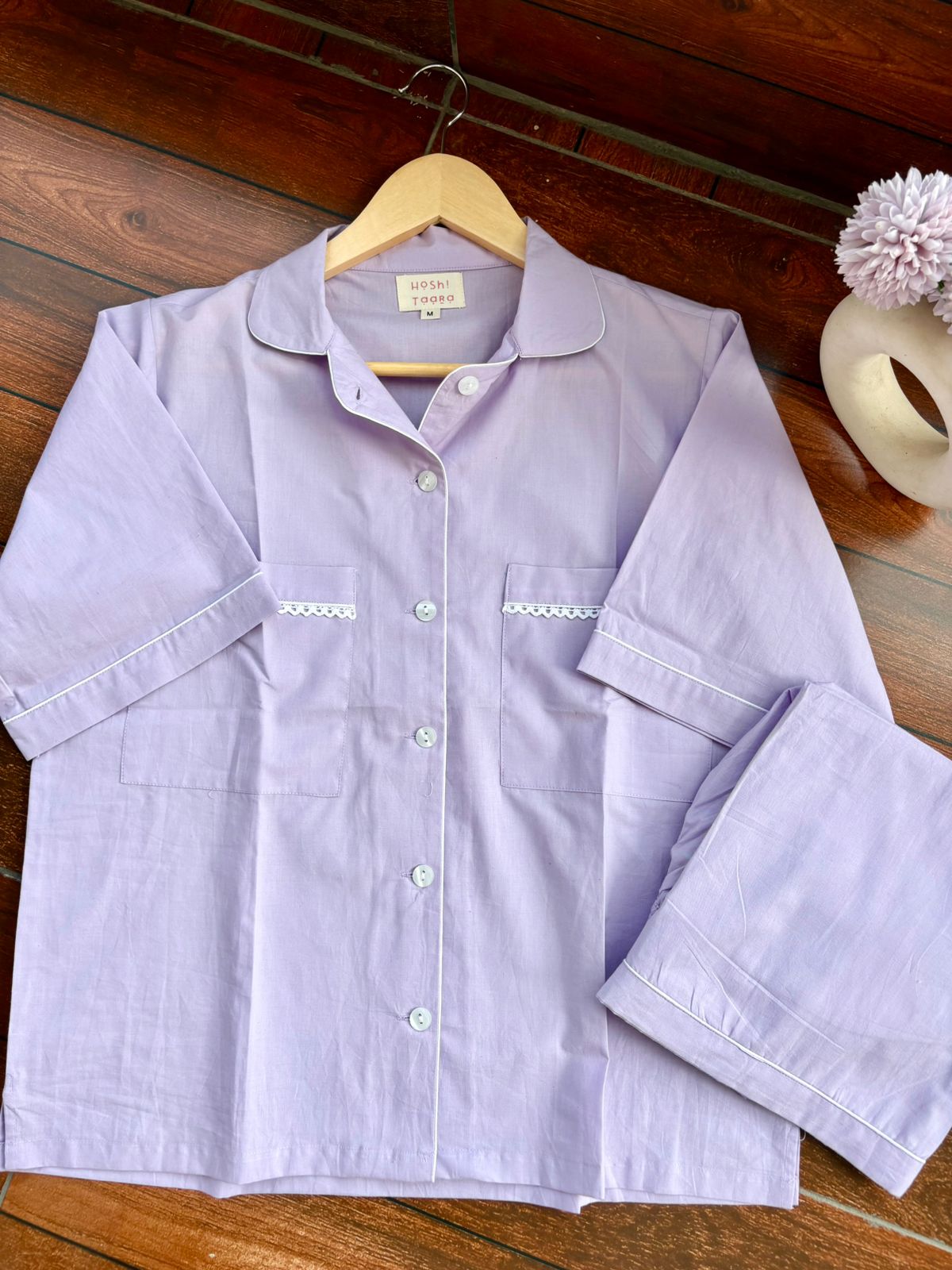 Dreamy Lavender Shorts Set