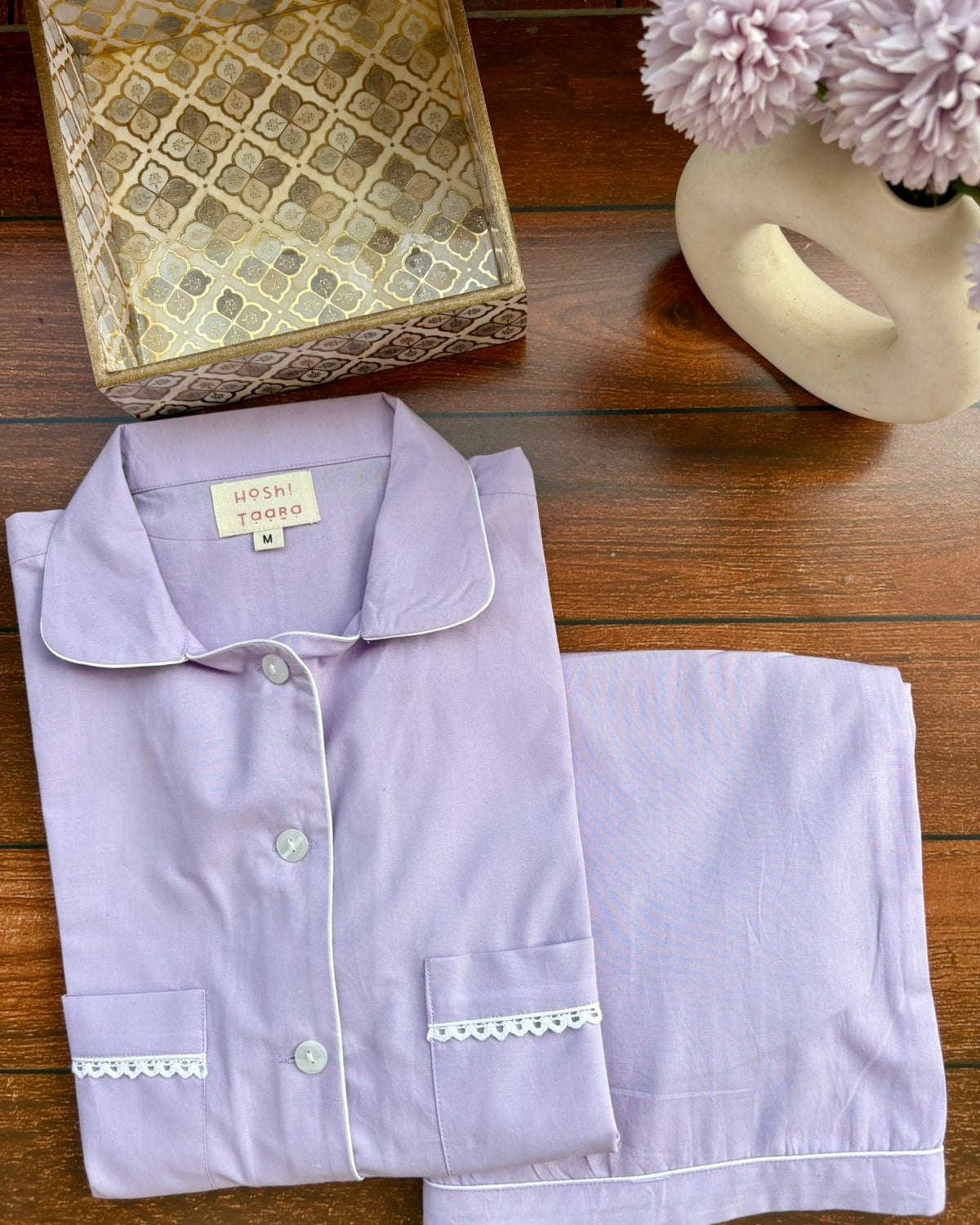 Dreamy Lavender Shorts Set