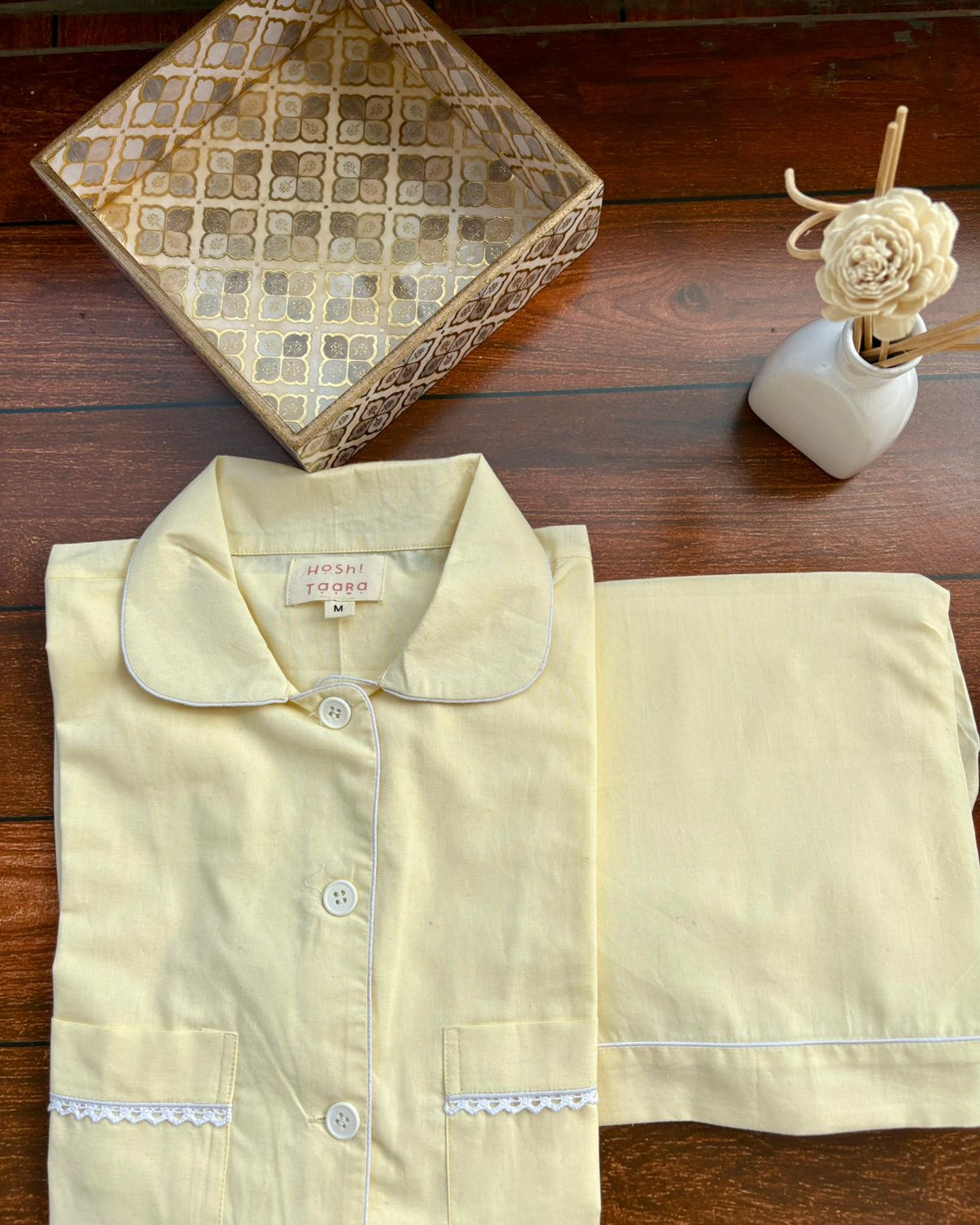 Butter Yellow Pajama Set