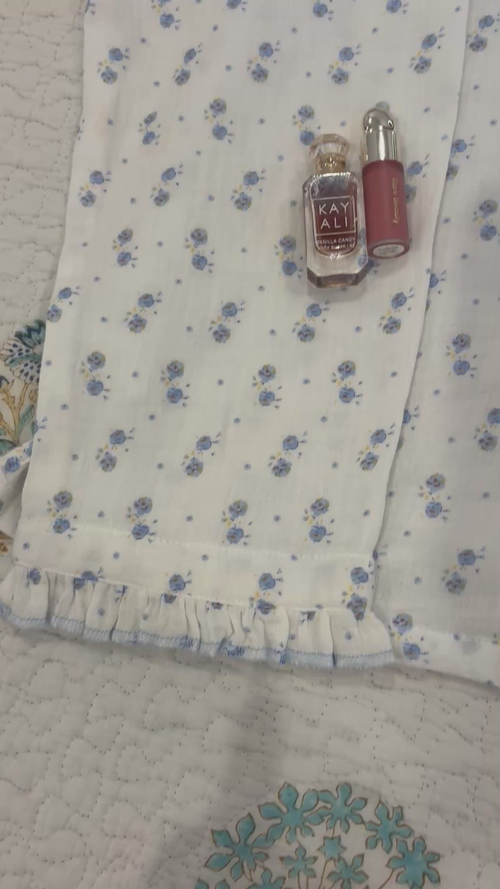 Blue bloom Muslin Set