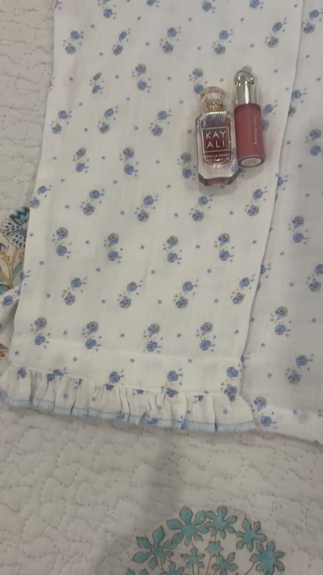 Blue bloom Muslin Set